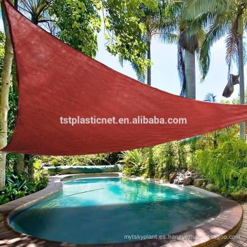 Canopy Triangle Square vela de la cortina del sol, lista para colgar vela de la sombra, vela colth shade